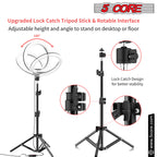 5 Core 12" Selfie LED Circle Light with 67" Adjustable Tripod Stand &