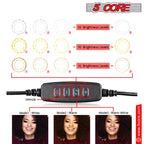 5 Core 12" Selfie LED Circle Light with 67" Adjustable Tripod Stand &