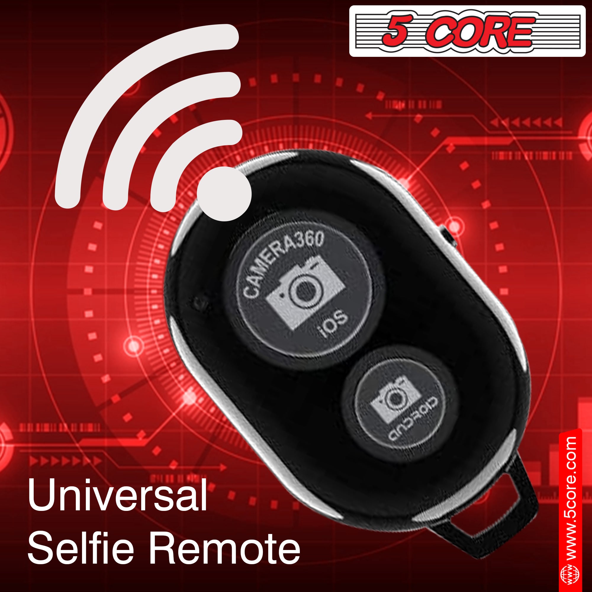 5 Core 12" Selfie LED Circle Light with 67" Adjustable Tripod Stand &