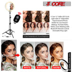 5 Core 12" Selfie LED Circle Light with 67" Adjustable Tripod Stand &